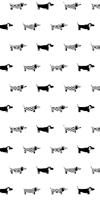 Store enrouleur Chiens dessinés