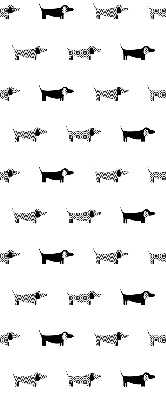 Store enrouleur Chiens dessinés