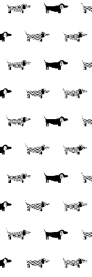 Store enrouleur Chiens dessinés