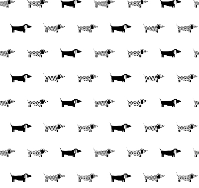 Store enrouleur Chiens dessinés