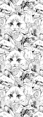 Store intérieur Chats dessinés