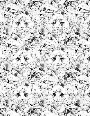 Store intérieur Chats dessinés