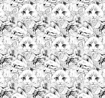 Store intérieur Chats dessinés