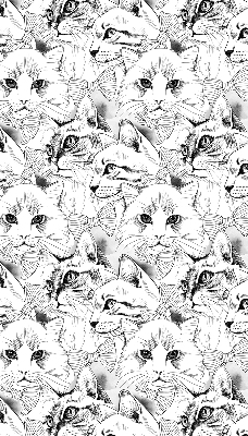 Store intérieur Chats dessinés