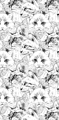 Store intérieur Chats dessinés