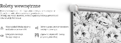 Store intérieur Chats dessinés