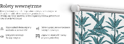 Store enrouleur Feuilles de palmier