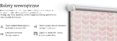 Store intérieur Zigzags roses