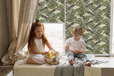 Store enrouleur Feuilles