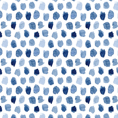 Store enrouleur Taches peintes en bleu