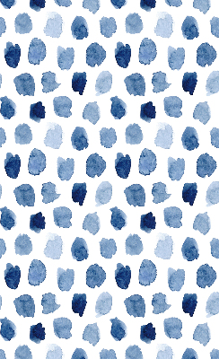 Store enrouleur Taches peintes en bleu
