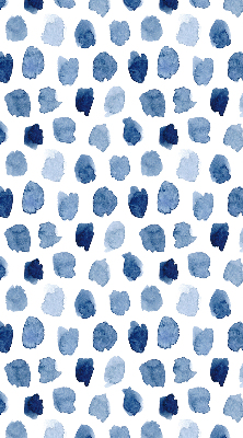 Store enrouleur Taches peintes en bleu