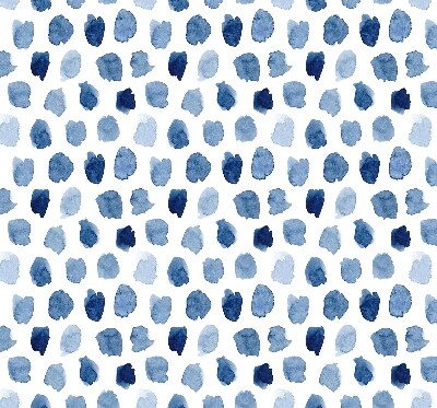 Store enrouleur Taches peintes en bleu