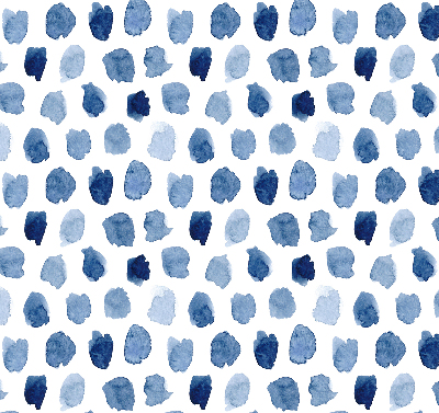 Store enrouleur Taches peintes en bleu