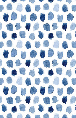 Store enrouleur Taches peintes en bleu