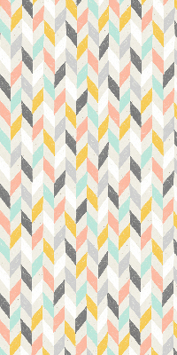 Store intérieur Chevrons colorés