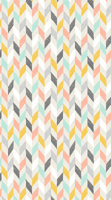 Store intérieur Chevrons colorés