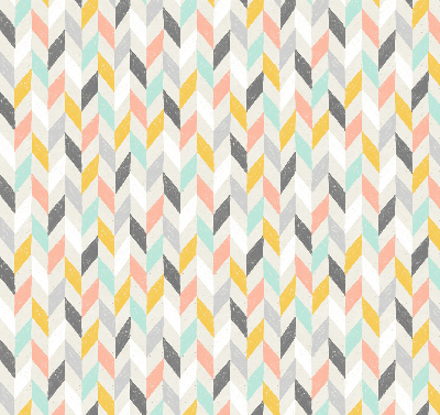 Store intérieur Chevrons colorés