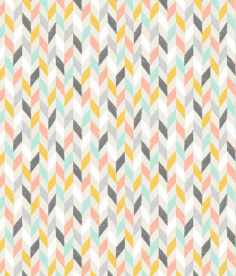 Store intérieur Chevrons colorés