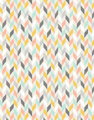 Store intérieur Chevrons colorés