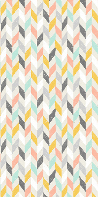 Store intérieur Chevrons colorés