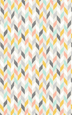 Store intérieur Chevrons colorés