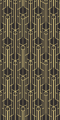 Store enrouleur Motif jaune