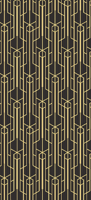 Store enrouleur Motif jaune