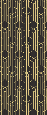 Store enrouleur Motif jaune