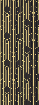 Store enrouleur Motif jaune