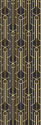 Store enrouleur Motif jaune