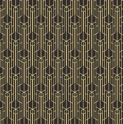 Store enrouleur Motif jaune