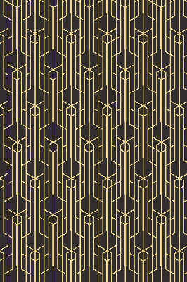 Store enrouleur Motif jaune