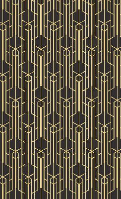 Store enrouleur Motif jaune