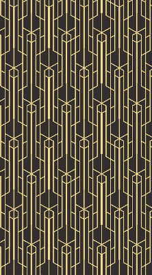 Store enrouleur Motif jaune