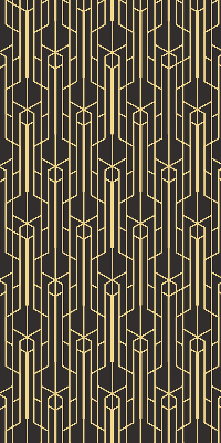 Store enrouleur Motif jaune