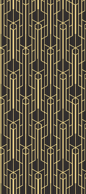 Store enrouleur Motif jaune