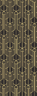 Store enrouleur Motif jaune