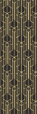 Store enrouleur Motif jaune