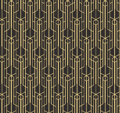 Store enrouleur Motif jaune