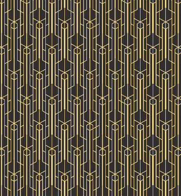 Store enrouleur Motif jaune