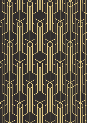 Store enrouleur Motif jaune