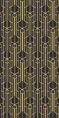 Store enrouleur Motif jaune