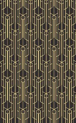 Store enrouleur Motif jaune