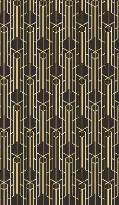 Store enrouleur Motif jaune