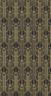 Store enrouleur Motif jaune