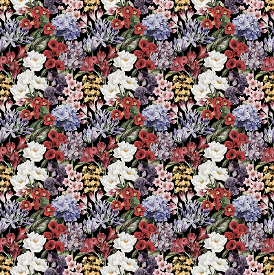 Store intérieur Fleurs colorées