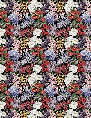 Store intérieur Fleurs colorées