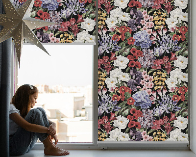 Store intérieur Fleurs colorées