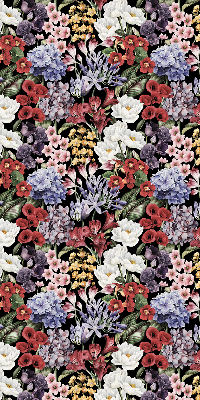 Store intérieur Fleurs colorées